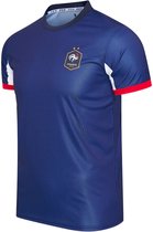 Maillot de football France Enfants - Taille 116 à 164 - Maillot de football - Garçons et Filles - T-shirts de sport - Blauw