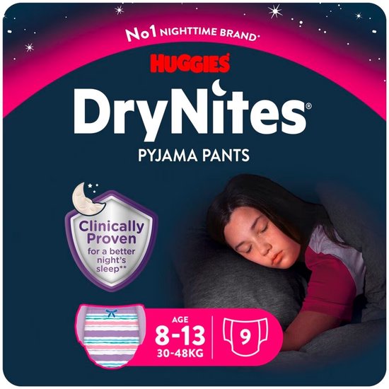 DryNites® 8-15 meisje 10 stuks