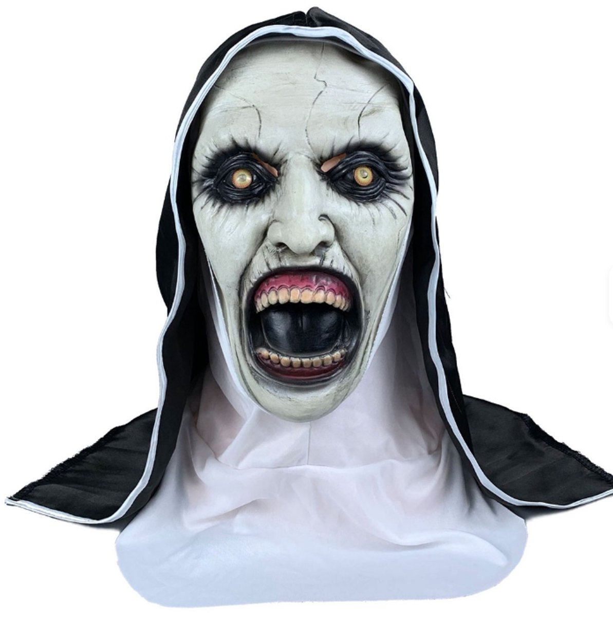The Nun masker - Non masker - Horror masker - Eng masker - Enge maskers - Halloween masker - Scary masker - Carnaval masker - The Nun - Spook masker - Killer clown masker
