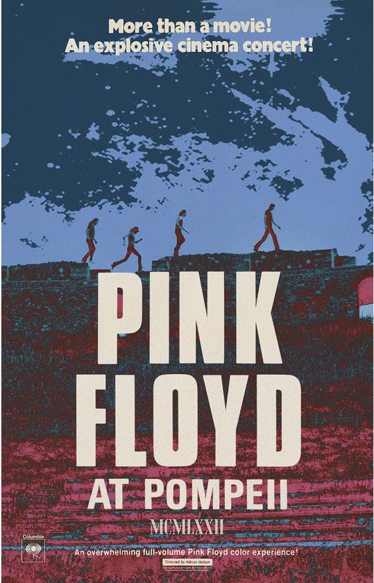 Drapeau unisexe Pink Floyd Live In Pompeii - Multicolore - Standard