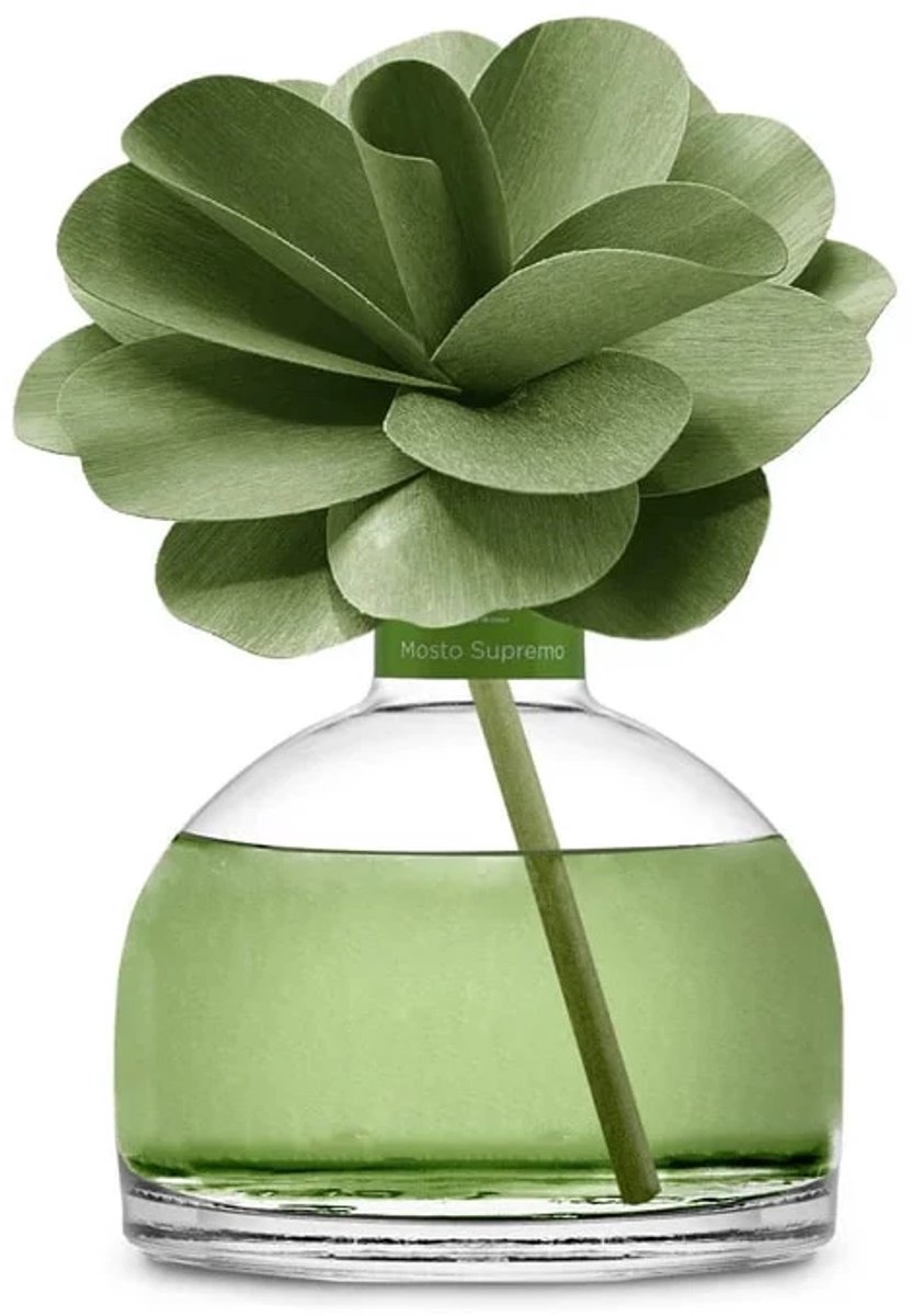 Muhà Flower diffuser 200ml groen - Mosto Supremo