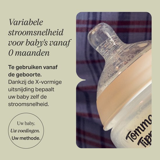 Tommee Tippee Natural Start Flesspenen - Hoge toevoersnelheid 6m+ - set van 2 van Tommee Tippee — afbeelding 4