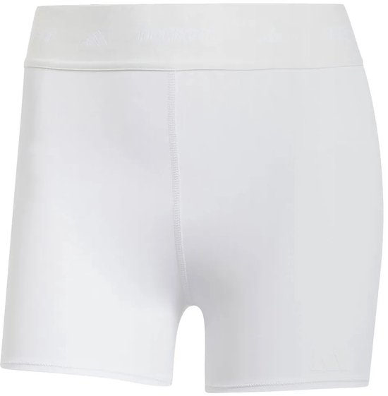 Adidas Techfit Stay In Play 5´´ Korte Leggings Wit M Vrouw
