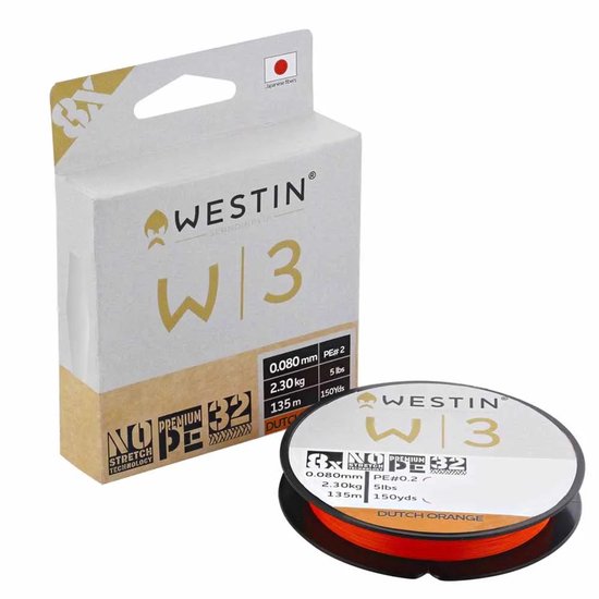 Westin W3 300 M Gevlochten Vislijn Transparant 0.370 mm van Westin — afbeelding 4