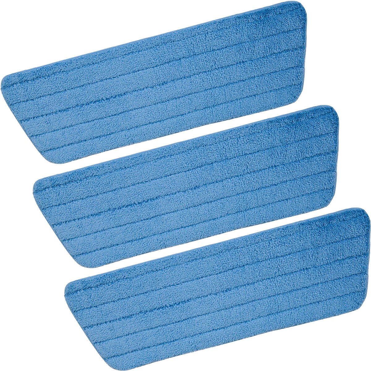 Silva Droog Mop Doek – Microvezel Vloerwisser Doek – Vervangingsdoek – 3 Stuks -42x14 cm