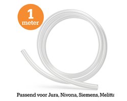 1 meter ORIGINELE melkslang | geschikt voor Jura C8 C9 D6 E6 E8 S8 J8 J10 TWIN X8 Z6 Z8 Z10 - Nivona - Melitta - Siemens | KSW | cappuccino