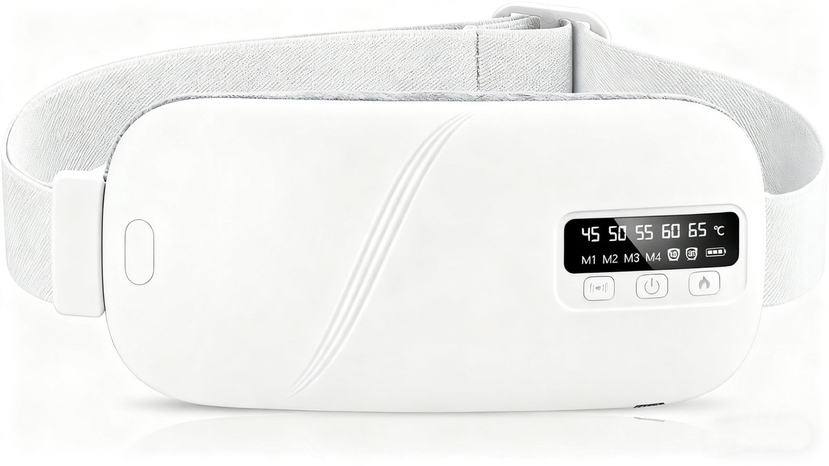 Verwarmde heupgordel - Verwarmende compressiegordel - Menstruatie warmteband- Elektrisch verwarmingskussen voor de taille - Oplaadbaar warmtekussen voor de menstruatie - 5 temperatuurstanden - 4 vibratiestanden - Warme cadeaus voor de winter