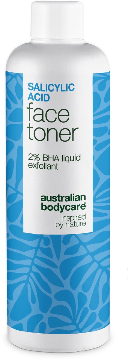 Salicylzuur-toner peeling tegen mee-eters en onzuivere huid — Salicylzuur exfoliant helpt bij mee-eters, onzuiverheden, puistjes en vette huid. Ideaal voor een frisse, gebalanceerde teint. AHA + BHA chemische peeling.