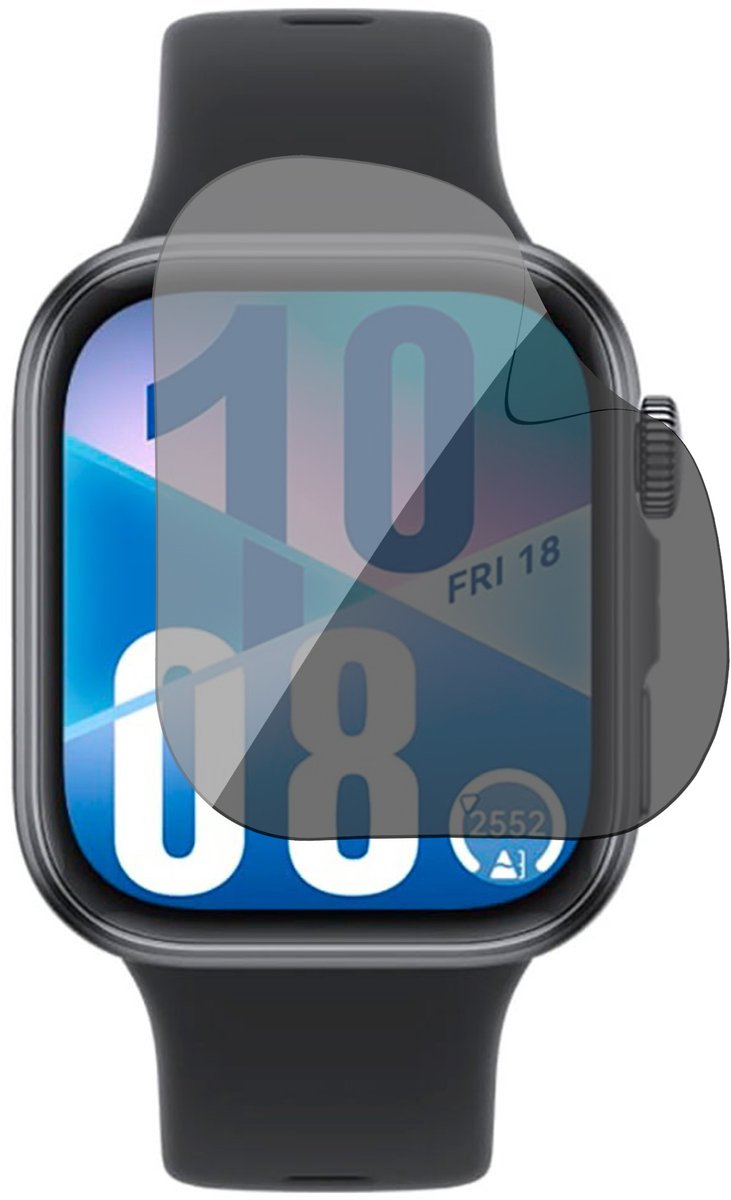 Privacy Screenprotector geschikt voor Huawei Watch Fit 4 - 1x FlexGuard Screen Protector