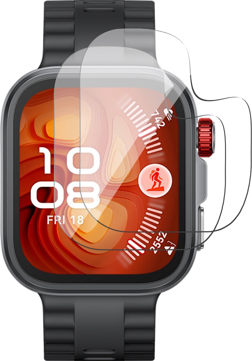Screenprotector geschikt voor Huawei Watch Fit 4 Pro - 2x FlexGuard Screen Protector