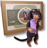 Naaldvilt Starterspakket – Cato de teckel | Compleet Beginnerspakket met Nederlandstalige Instructies - DIY pakket