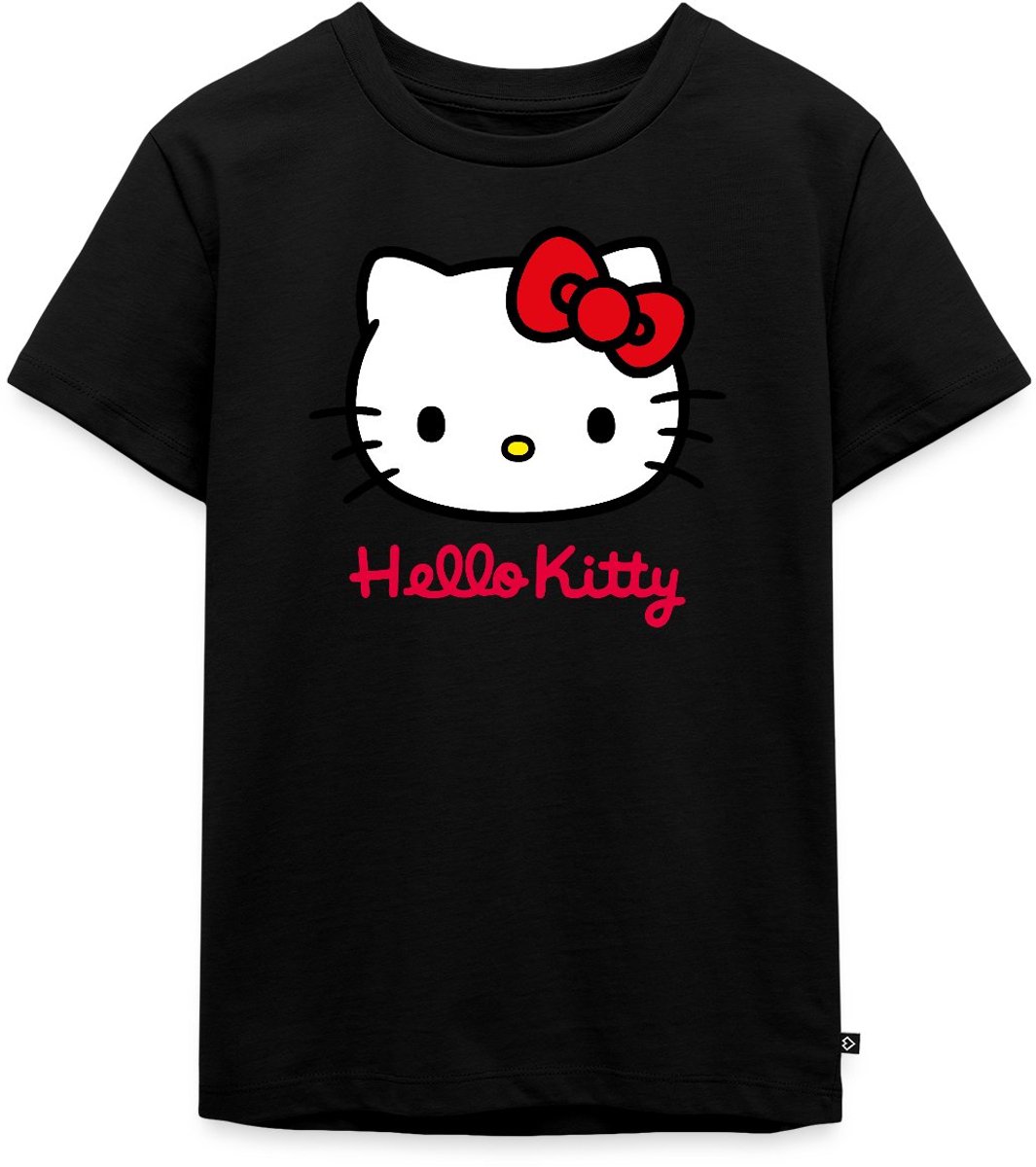Hello Kitty Klassiek Portret Hello Kitty Tekst Premium T Shirt Kinderen