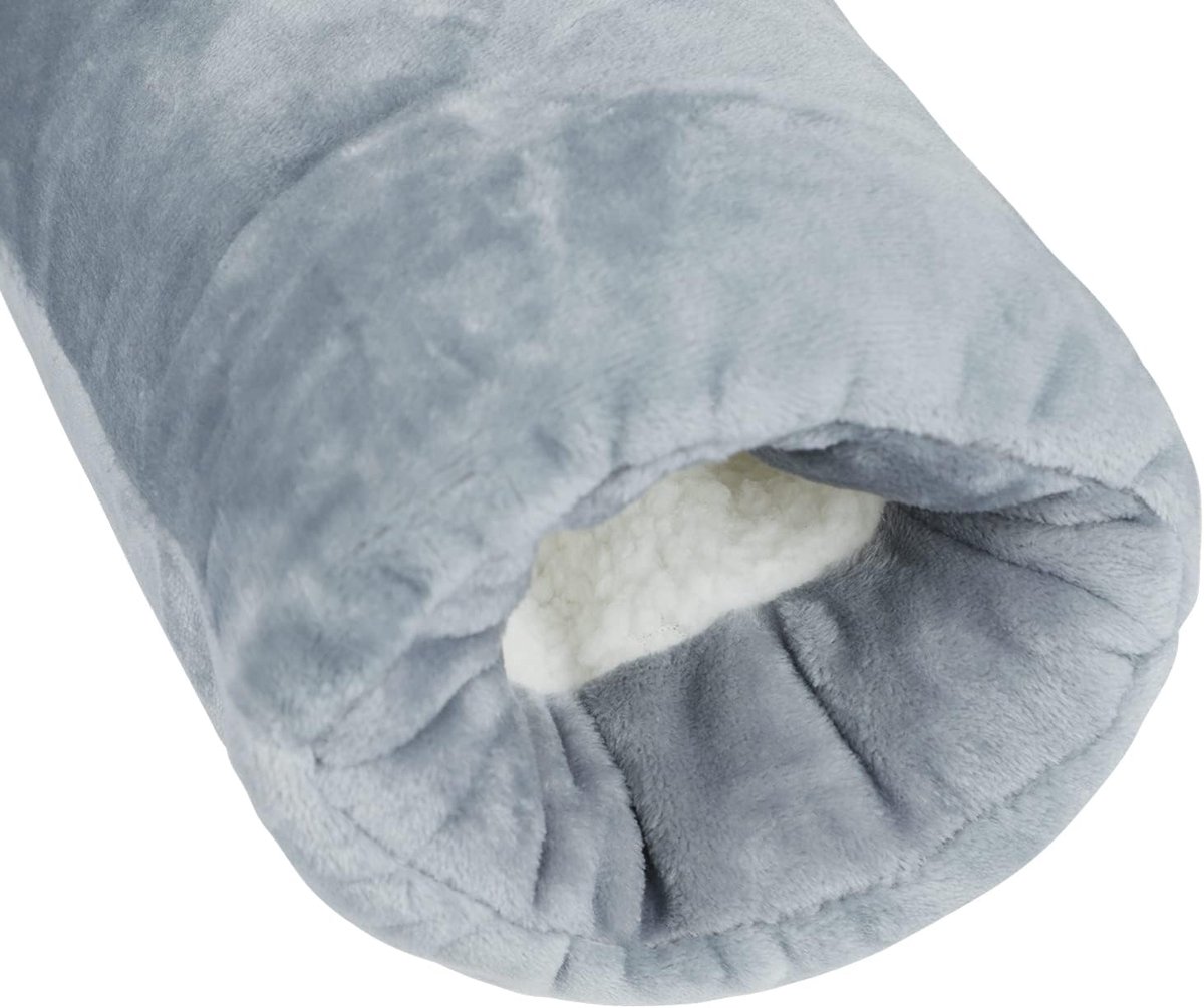 Handwarmer - USB verwarmde handwarmer - Draagbare verwarmde handschoenen - oplaadbare winterwarme handschoenen - zachte voering - elektrische handschoenen met verwarming - handwarmer voor vrouwen en mannen - grijs — cadeau in Gadgets - foto 3