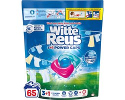 Witte Reus 3+1 Power Caps - Wascapsules - Witte Was - 65 Wasbeurten