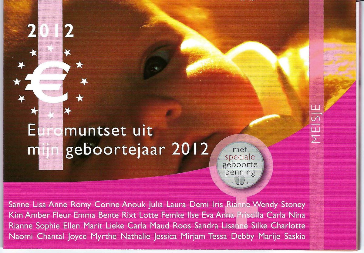 Geboorteset baby meisje 2012