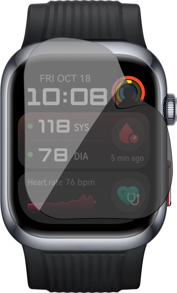 Privacy Screenprotector geschikt voor Huawei Watch D2 - 1x FlexGuard Screen Protector