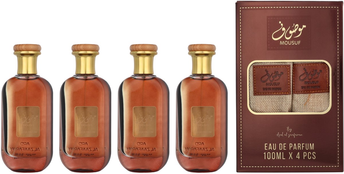 Ard Al Zaafaran Mousuf Giftset 400 ml - 4 x 100ml