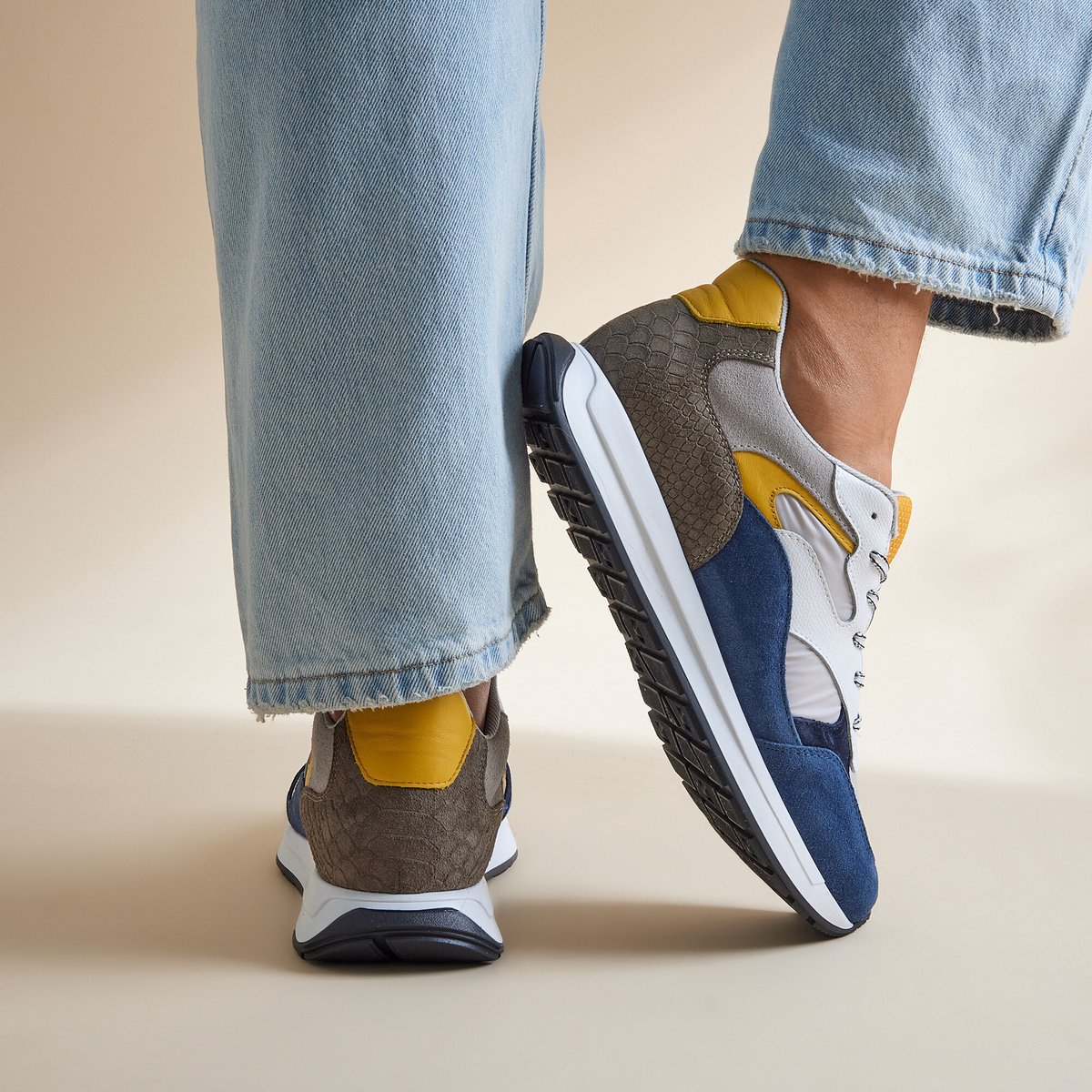 Vertice Sneakers wit Suede - Maat 42