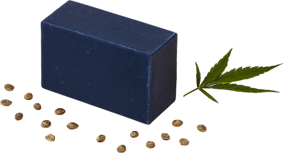 RNC. - Hennep Zeep Bar 100 g – 100% Natuurlijke & Handgemaakte Zeep – Met Hennepblad, Olijf-, Kokos- & Zonnebloemolie – Detox & Hydraterende Verzorging – Reinigt, Verzacht & Verfrist de Huid Natuurlijk