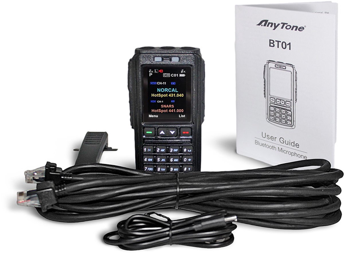 Anytone BT01 Bluetooth Microfoon