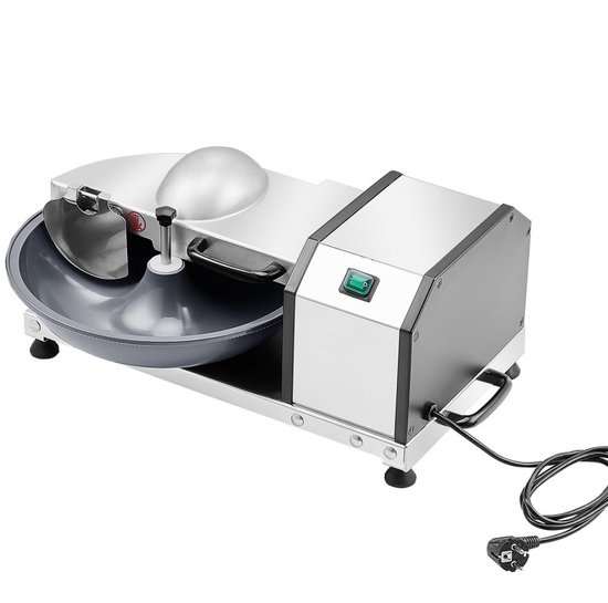 Keukenmachine - Hakmolen Groentehakker - Toerental 3000 tpm - Roestvrij Staal Voedselkwaliteit - S-vormig Mes - Multifunctioneel Voor Groenten Fruit Noten Granen van Merkloos — afbeelding 4