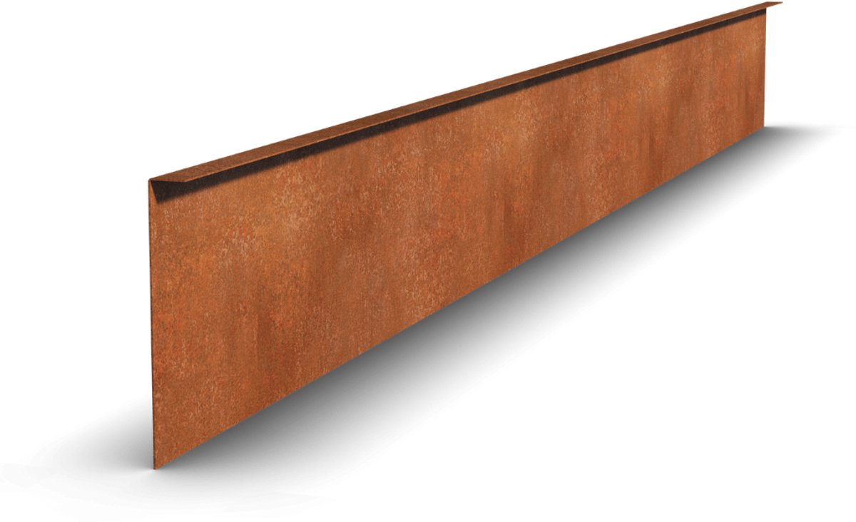 Cortenstaal Borderrand Gezet | 230 x 3 x 22