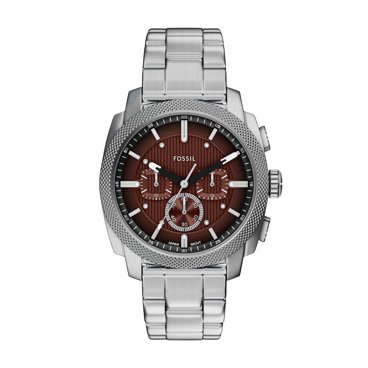 FOSSIL MACHINE Heren Horloge 44 mm - Zilverkleurig