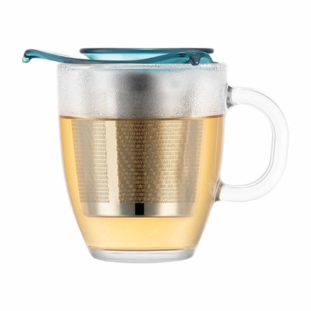 Theeglas Bodum Yoyo Met Filter Blauw 350 ml
