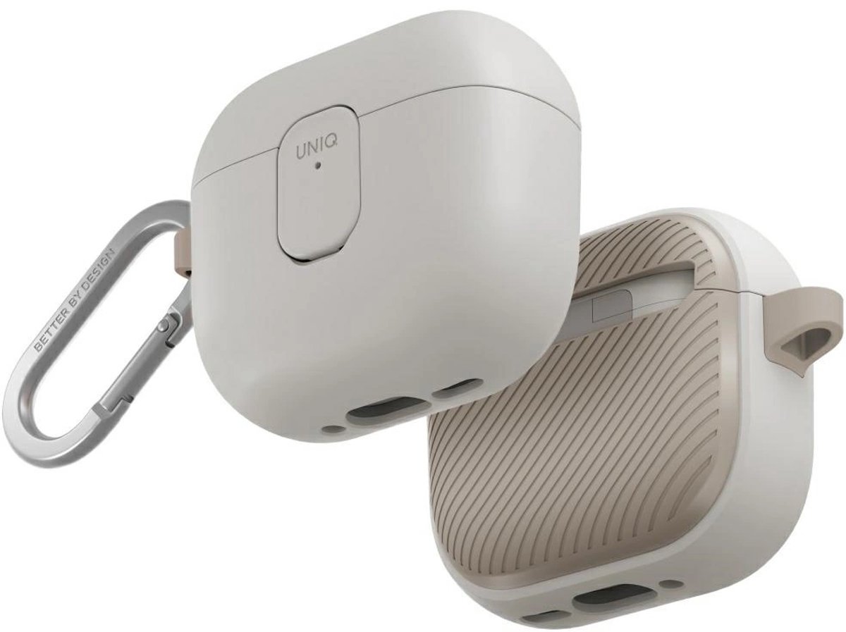 Uniq Clyde Lock Case Voor Airpods 4 Anti-Stop Bescherming