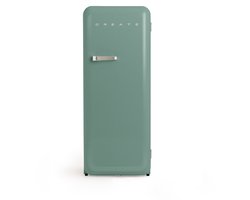CREATE - Koelkast in retrostijl - Sage - Handvat Zilver - FRIDGE RETRO 281L