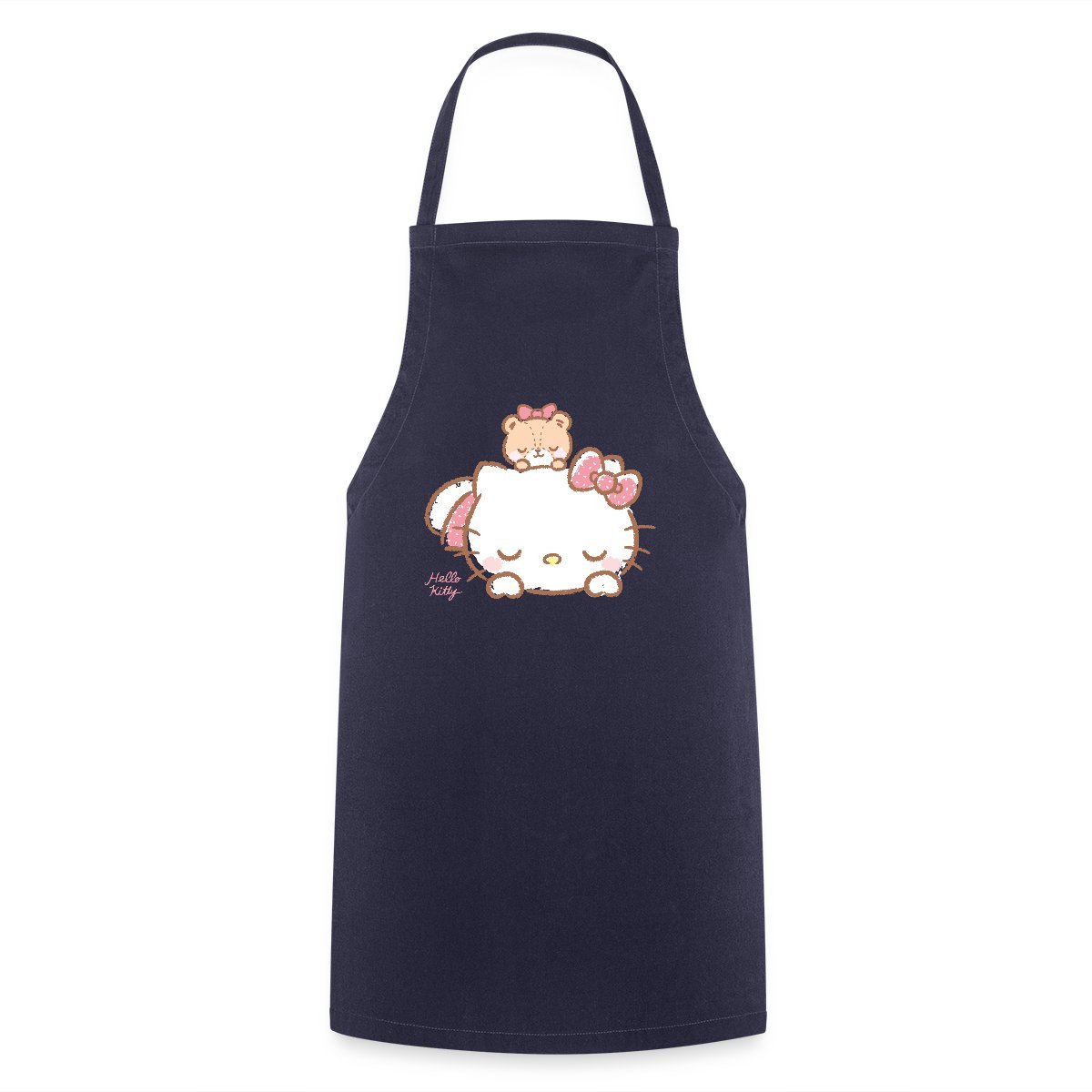 Hello Kitty Met Teddy Op Haar Rug Keukenschort