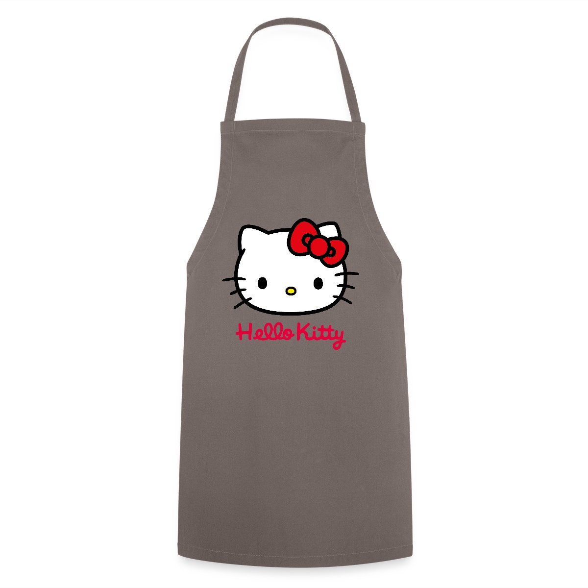 Hello Kitty Klassiek Portret Met Hello Kitty Tekst Keukenschort