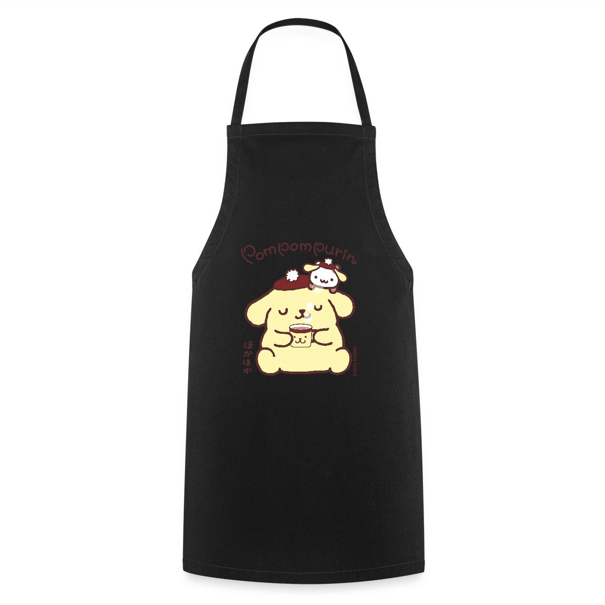 Pompompurin Drinkt Koffie Met Muffin Keukenschort