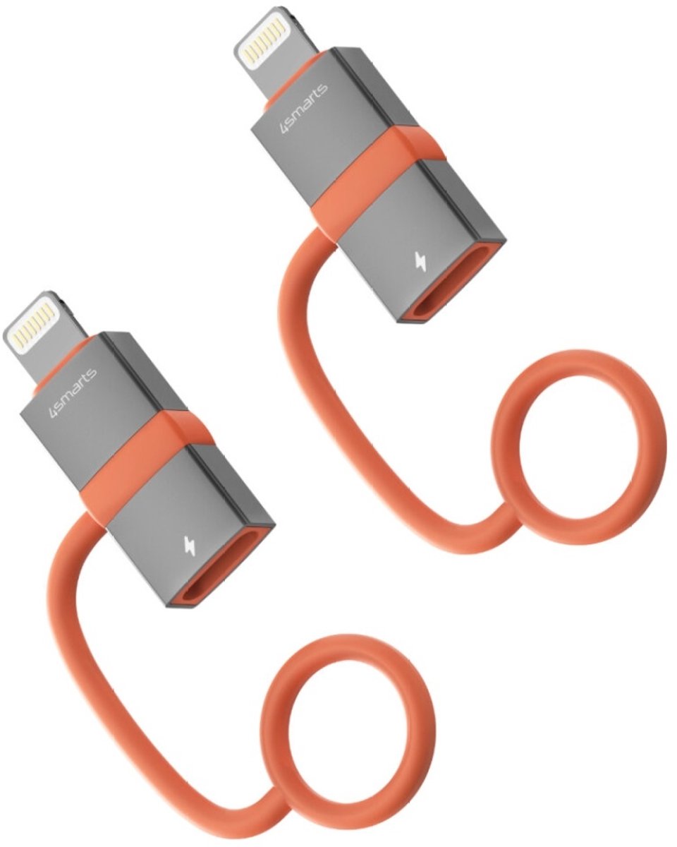 4Smarts Usb-C Naar Lightning Adapter 27W Voor Iphone 2 Stuks In Set