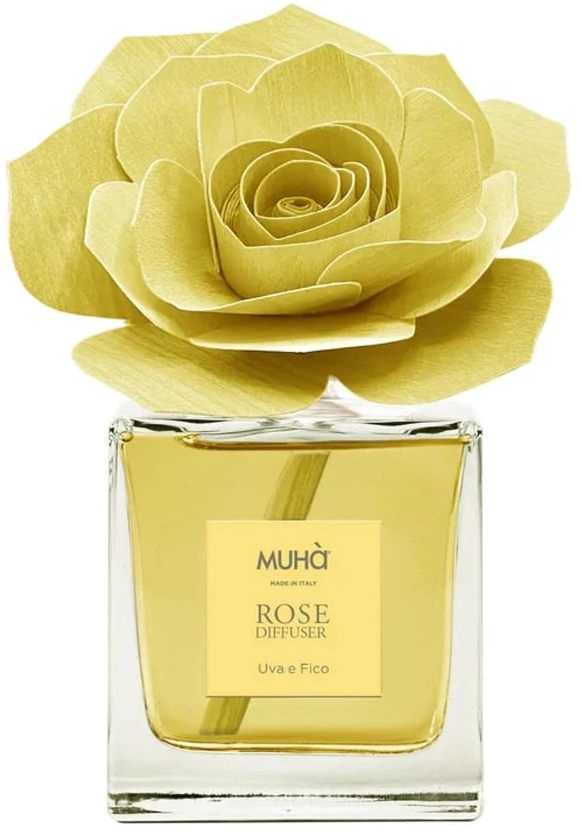 Muhà Rose diffuser 200ml geel - Uva e fico