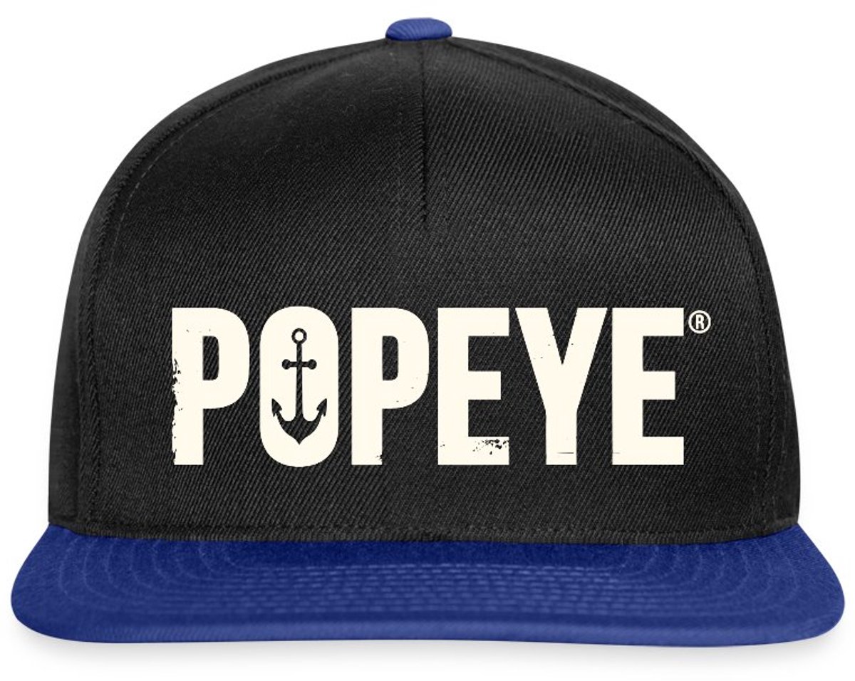 Popeye White Titel Snapback cap