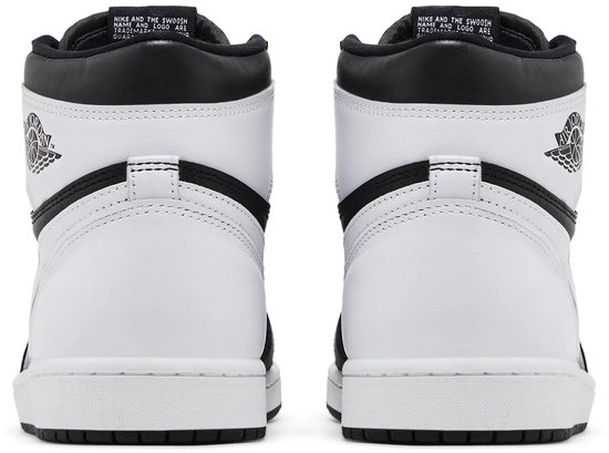 black white air jordan 1 high