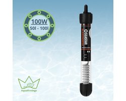 AquaKonings - Aquarium Verwarming 100W - Verwarmingselement - Heater - Warmte Element - 50-100L