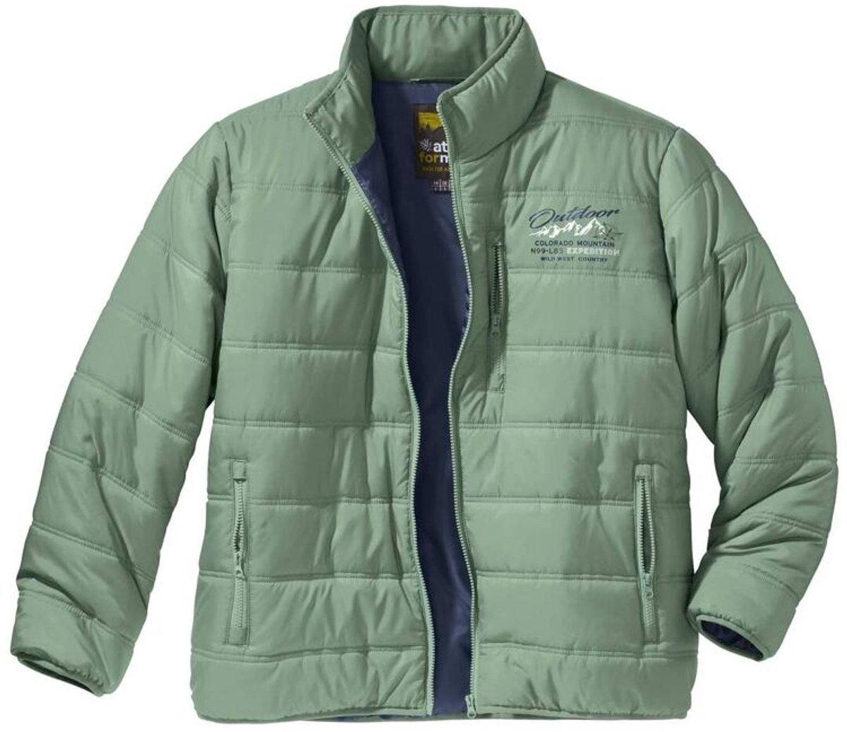 ATLAS FOR MEN - Gewatteerde winterjas Outdoor - Heren - Verkrijgbaar in grote maten - 3XL