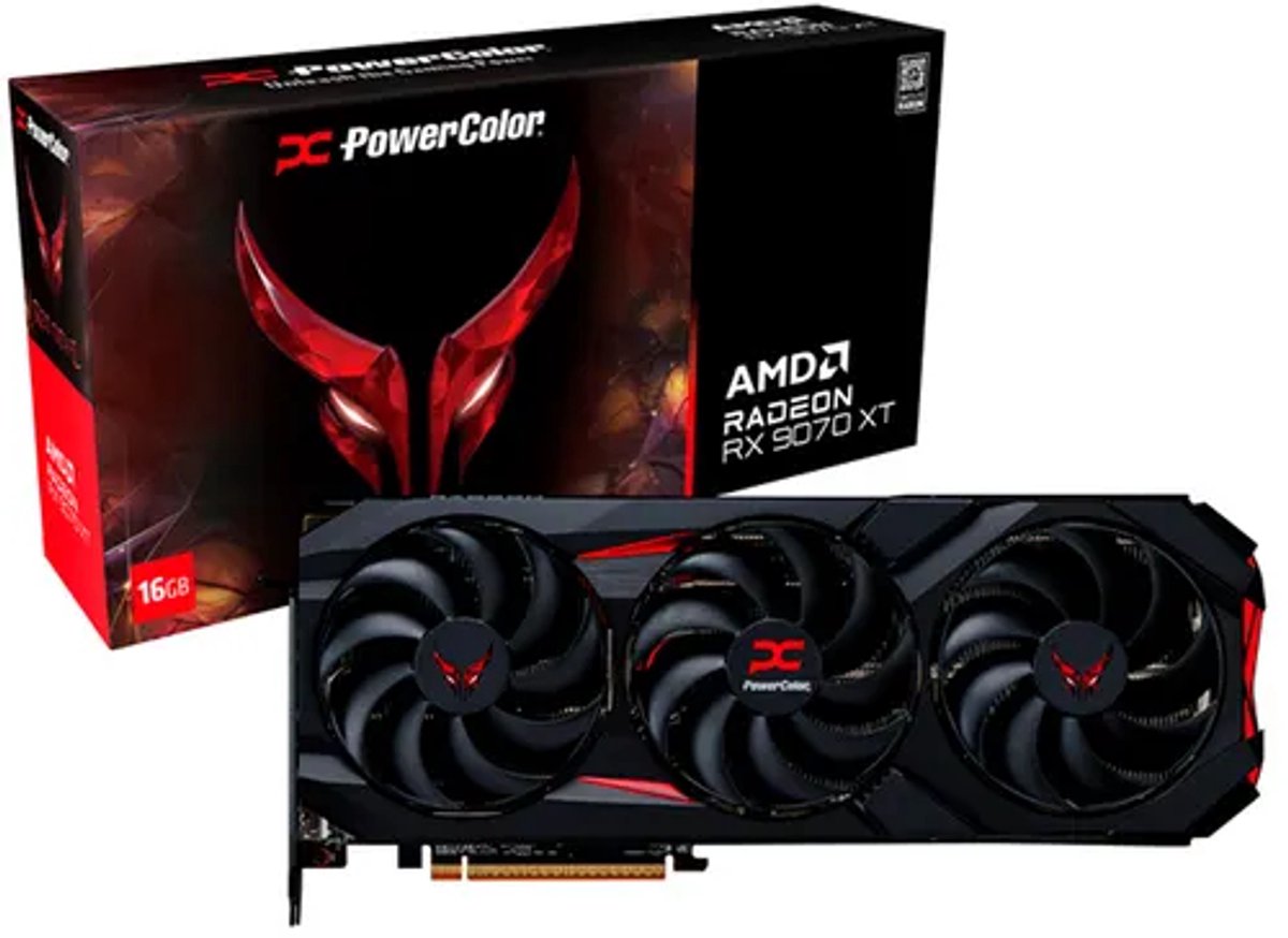 Powercolor Red Devil AMD Radeon RX 9070 XT - Videokaart