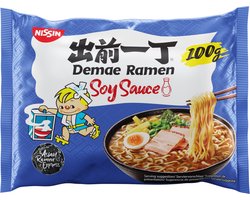 Nissin Demae Ramen - Soy Sauce Noodles Bowl - Instant Noedels - 10 stuks