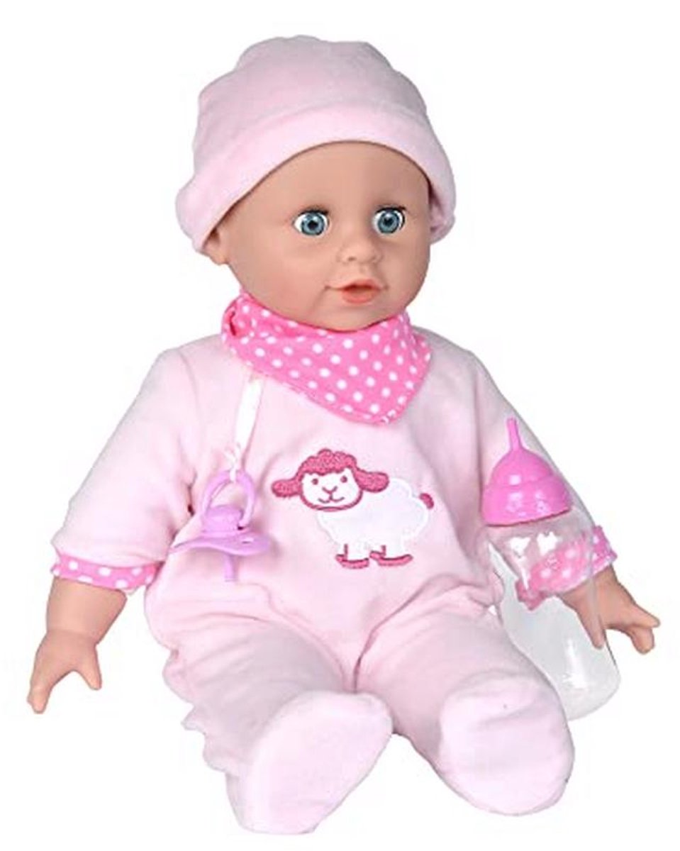 Baby Pop met Geluid, 38 cm - Zachte Lichaam en Slapende Ogen, Geschikt voor Kinderen vanaf 2 Jaar