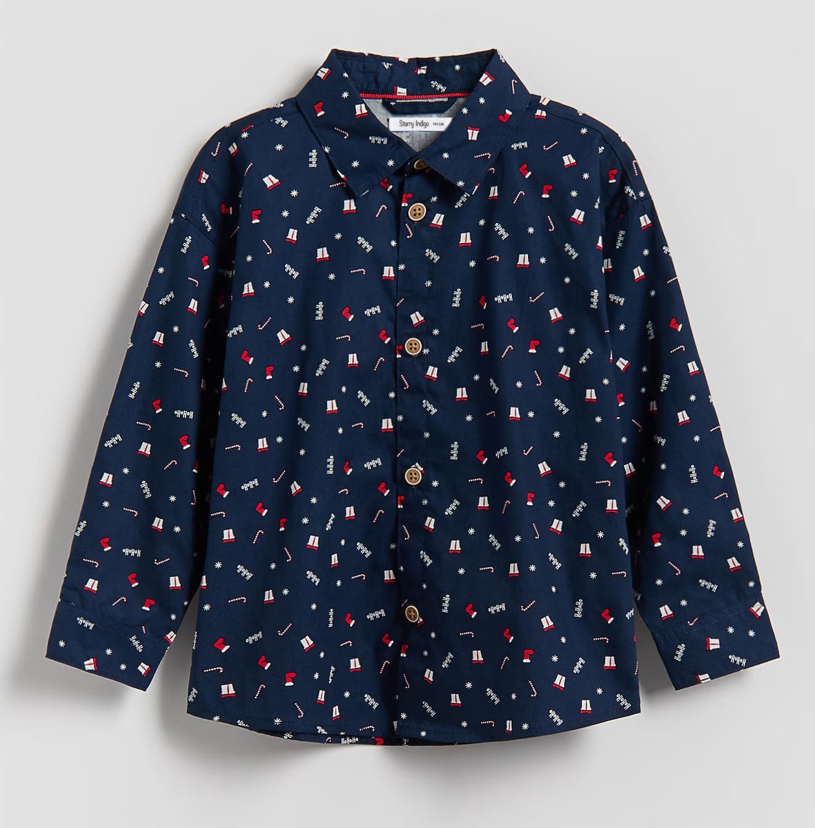Starry Indigo - Jongens kerst overhemd