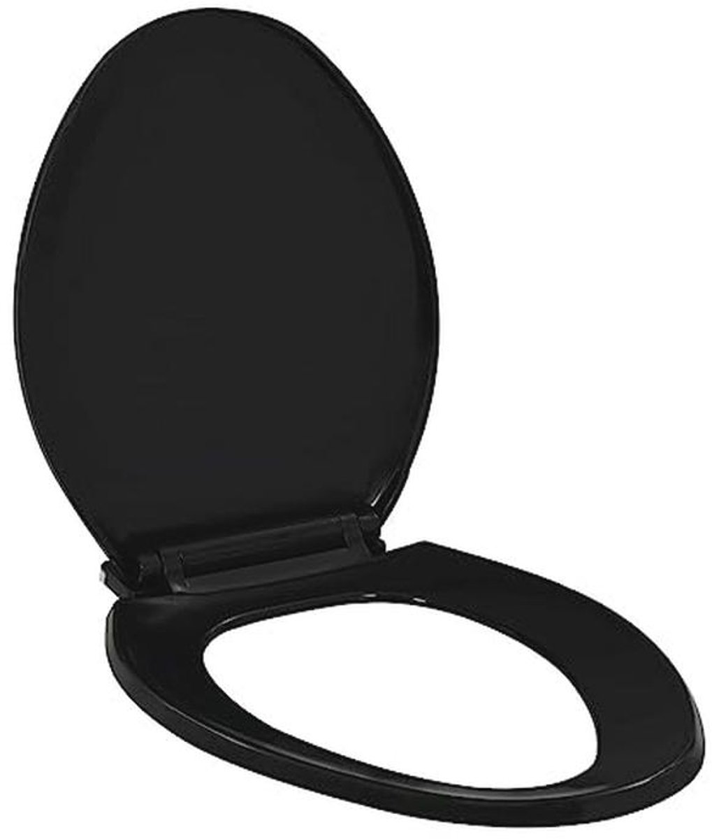 Zwarte Toiletzitting Soft-Close met Snelle Montage