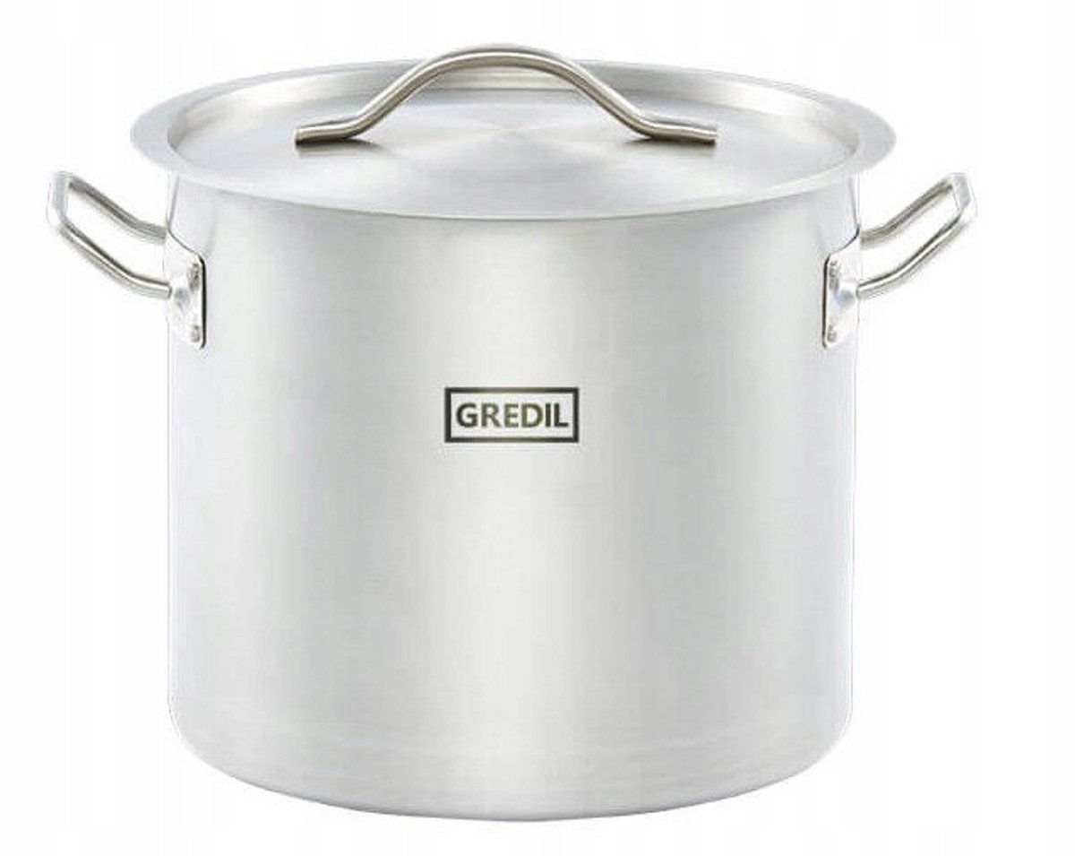 Professionele RVS Kookpan 25,7L - 32x32 cm - Geschikt voor Inductie