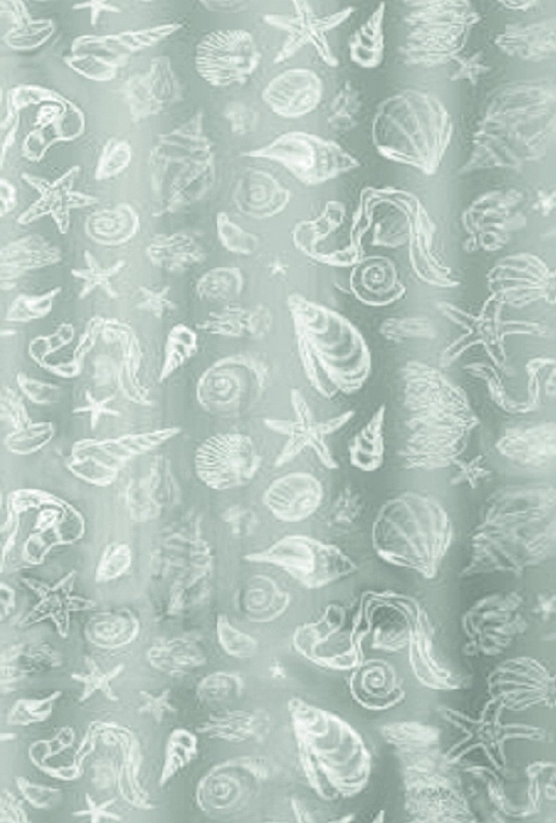 Douchegordijn Basic Mare Grijs 180x200cm PEVA Waterdicht