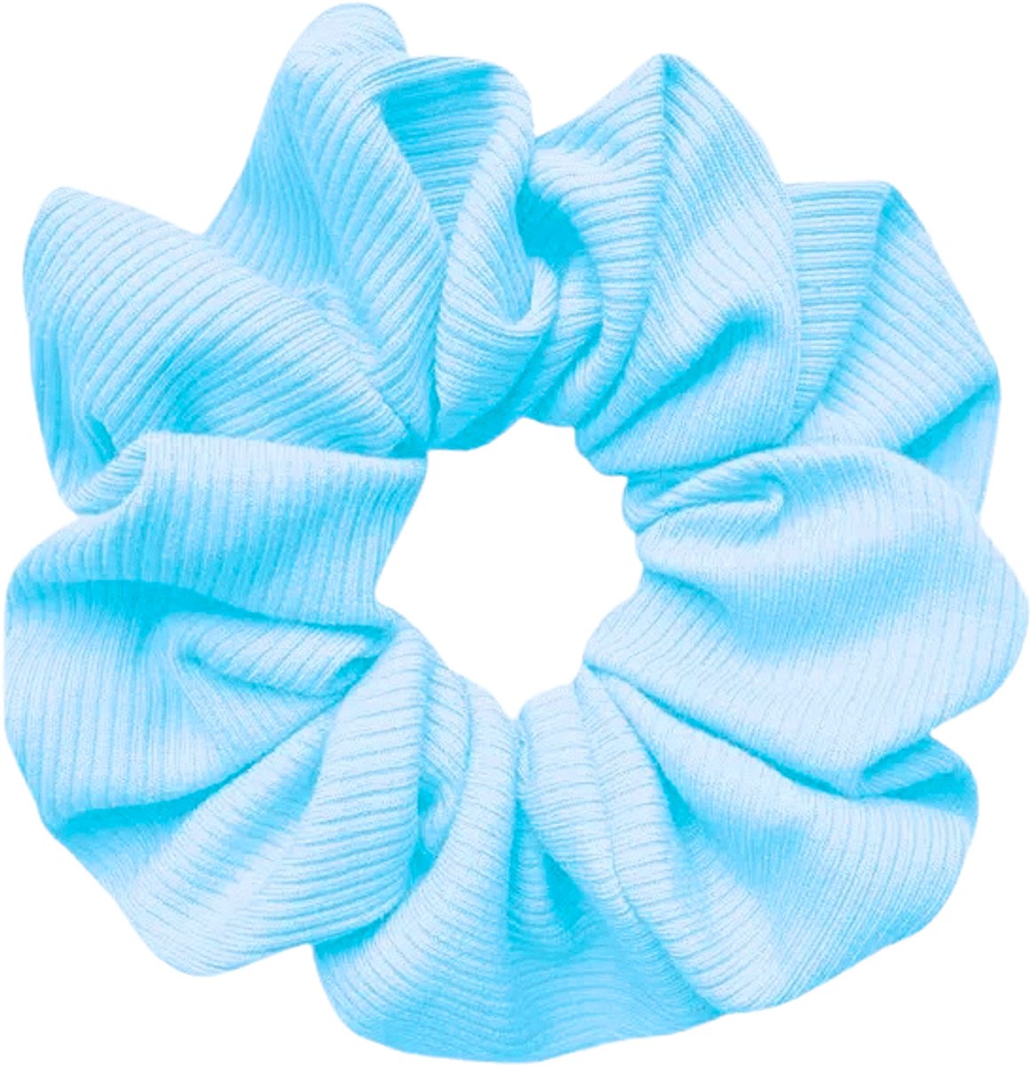 Planet Pink - Scrunchie pastel blauw