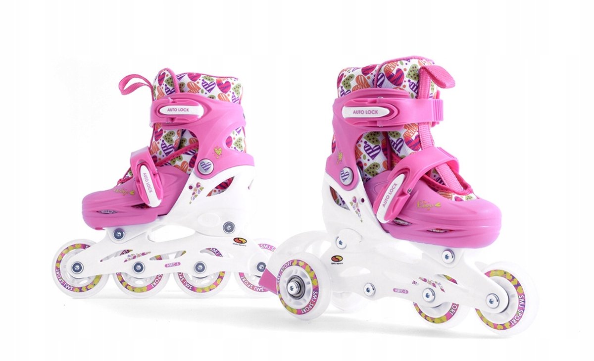 SMJ Sport Kinder Schaatsen/Skeelers 2-in-1
