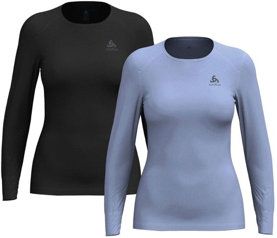 Poederbaas Thermoshirt Dames 2-pack Pro Zwart