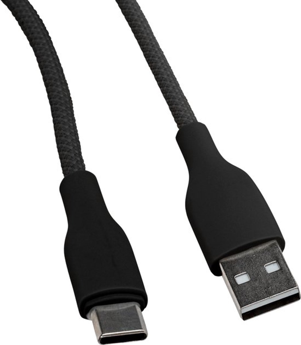 Korte USB C naar USB C Kabel - 30 CM Kort - 60W Fast Charge - USBC Oplaadkabel en Datakabel - Geschikt voor Apple CarPlay en Android Auto